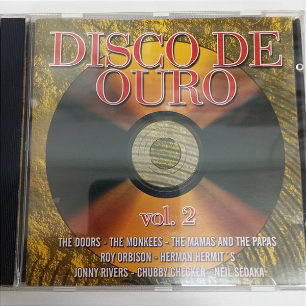 Cd Disco de Ouro Vol.2 Interprete The Doors e Outros [usado]