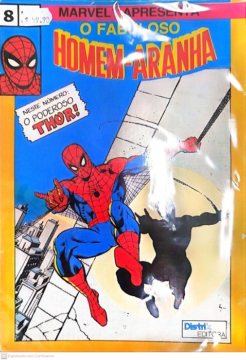 Gibi Fabuloso Homem-aranha #8, o Autor (1983) [usado]
