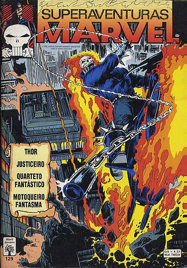 Gibi Superaventuras Marvel #129 - Formatinho Autor (1993) [usado]
