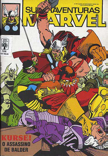 Gibi Superaventuras Marvel #104 Autor (1991) [usado]