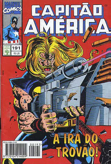 Gibi Capitão América #191 Autor (1995) [usado]
