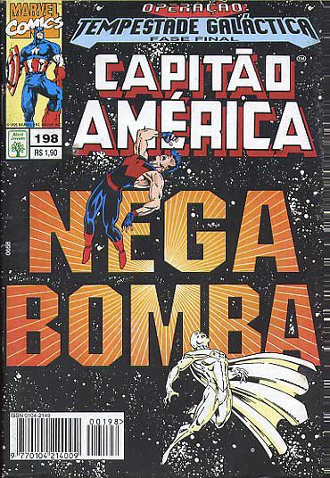 Gibi Capitão América #198 Autor (1995) [usado]
