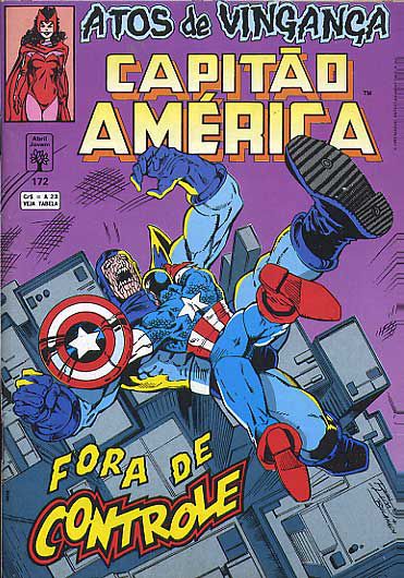Gibi Capitão América #172 Autor (1993) [usado]