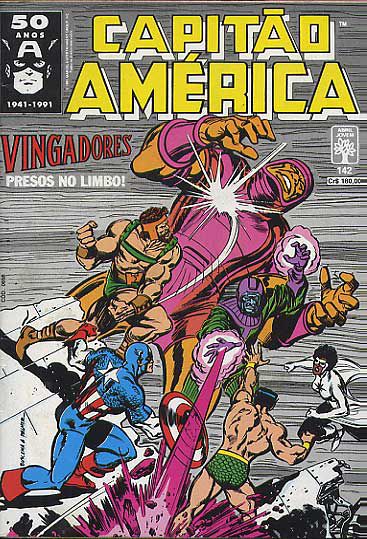 Gibi Capitão América #142 Autor (1991) [usado]