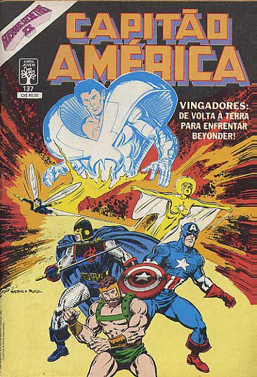 Gibi Capitão América #137 - Formatinho Autor (1990) [usado]