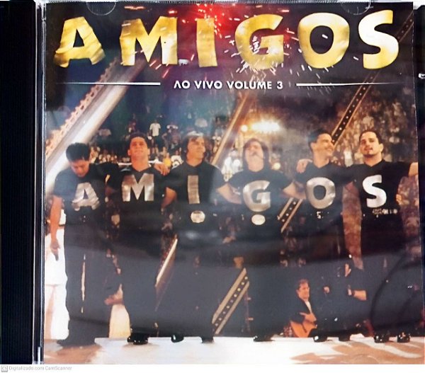 Cd Amigos ao Vivo Vol.3 Interprete Leandro e Leonardo, Chitãozinho e Xororo e Zeze Di Camargo e Luciano [usado]