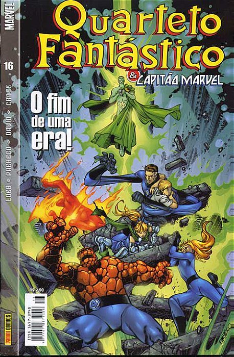 Gibi Quarteto Fantástico e Capitão Marvel #16 Autor (2003) [usado]