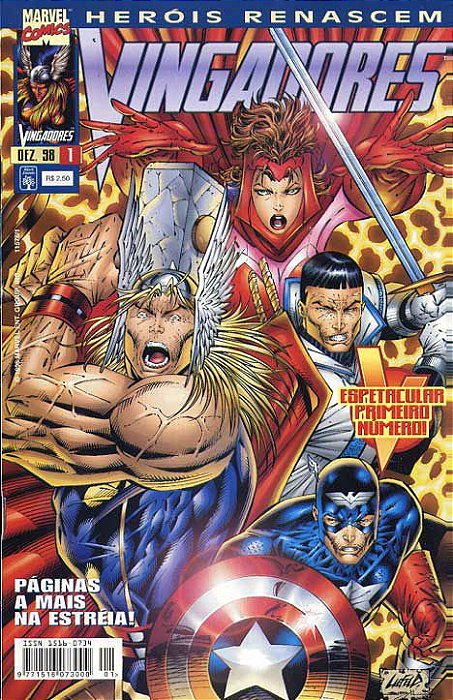 Gibi Heróis Renascem - Vingadores #1 Autor (1998) [usado]