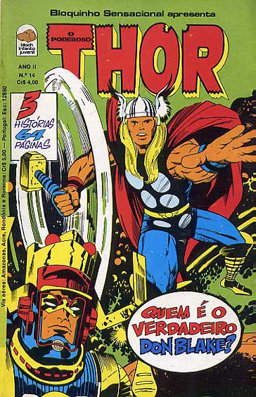 Gibi o Poderoso Thor #14 Autor (1976) [usado]