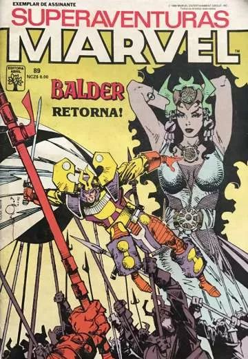 Gibi Superaventuras Marvel #89 Autor (1989) [usado]