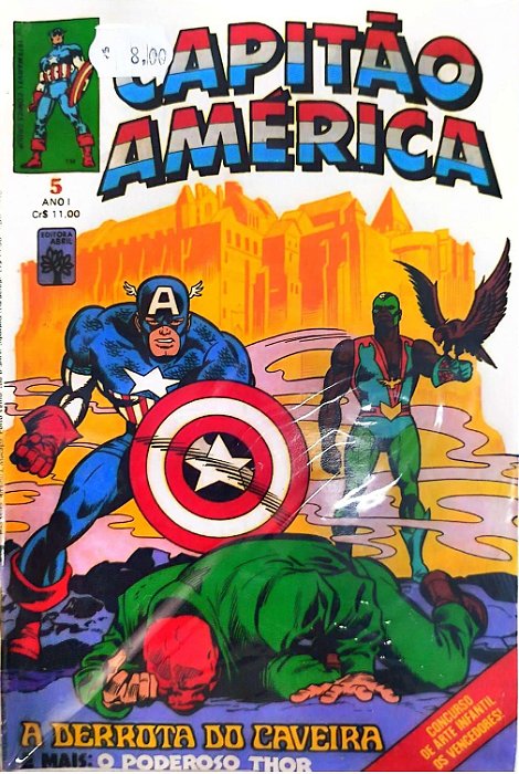 Gibi Capitão América #5 Autor (1979) [usado]