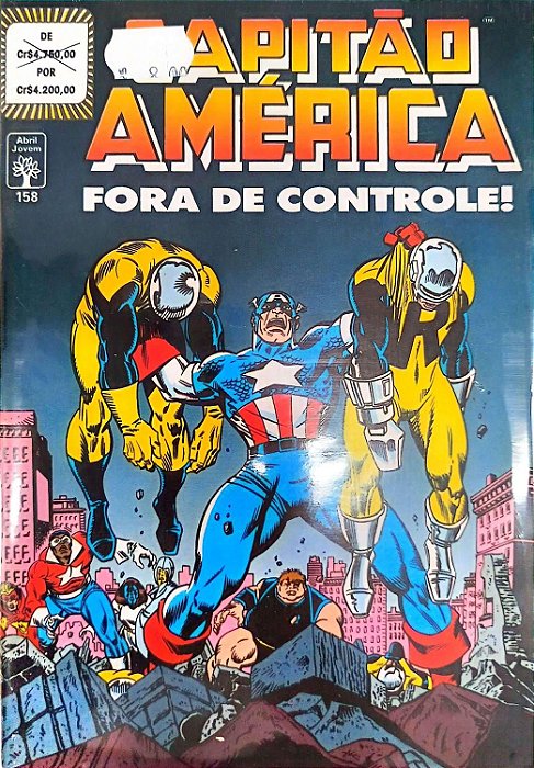 Gibi Capitão América #158 Autor (1992) [usado]