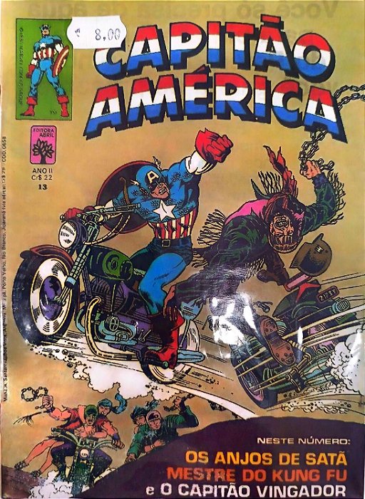 Gibi Capitão América #13 Autor (1980) [usado]