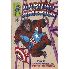 Gibi Capitão América #19 Autor (1980) [usado]