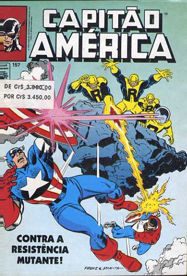 Gibi Capitão América #157 Autor (1992) [usado]