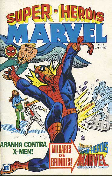Gibi Super-heróis Marvel #8 Formatinho Autor (1980) [usado]