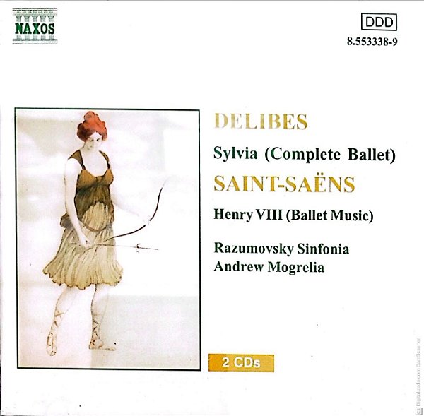 Cd Delibes - Sylvia (complet Ballet)/saint Saéns Henry Viii( Bellet Music ) Interprete Léo Deliobes /camille Saéns (1995) [usado]