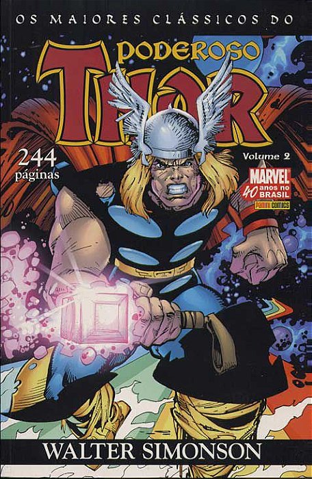 Gibi os Maiores Clássicos do Poderoso Thor #2 Autor Walter Simonson (2007) [usado]