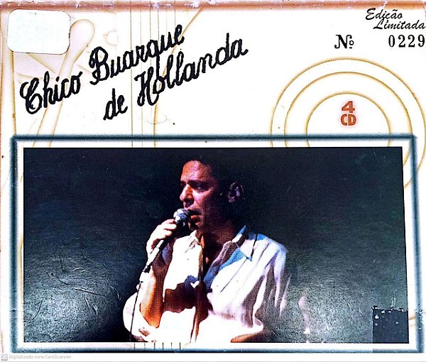 Cd Chico Buarque de Holanda / Box com 04 Cds Interprete Chico Buarque [usado]