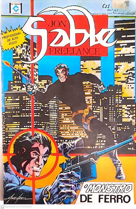 Gibi Jon Sable Freelance Completo 4 Edições Autor (1987) [usado]