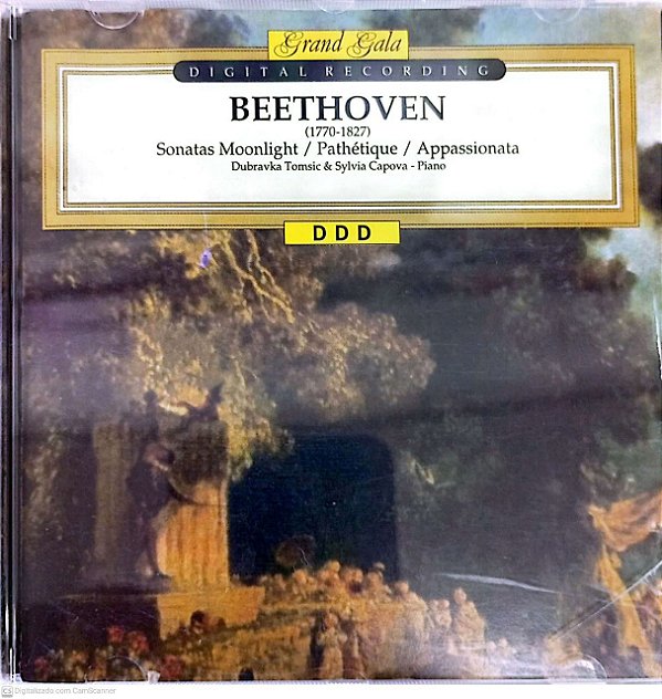 Cd Beethoven Interprete Dubravka Tonsic e Sylvia Capova (1992) [usado]