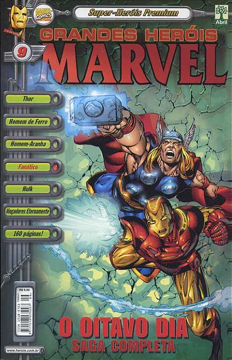 Gibi Grandes Heróis Marvel #9 Autor (2001) [usado]