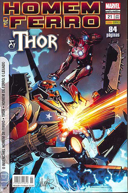 Gibi Homem de Ferro & Thor #21 Autor (2012) [usado]