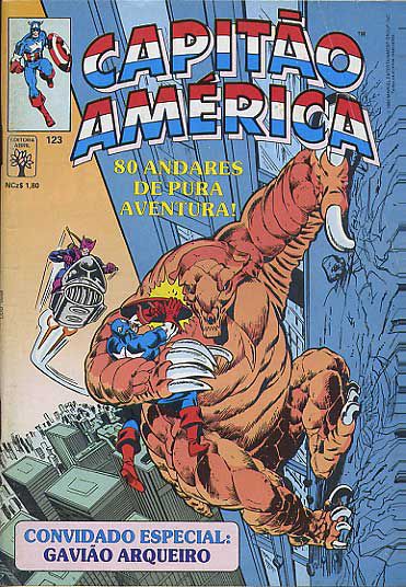 Gibi Capitão América #123 Formatinho Autor (1989) [usado]