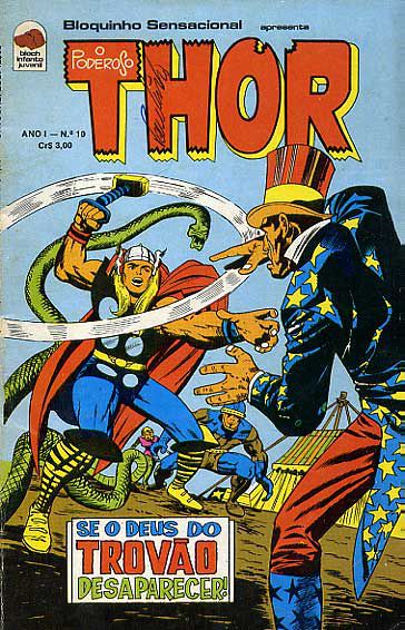 Gibi Thor #10 Formatinho Fac-símile Autor (1975) [usado]