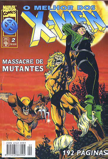 Gibi o Melhor dos X-men #2 Formatinho Autor (1997) [usado]
