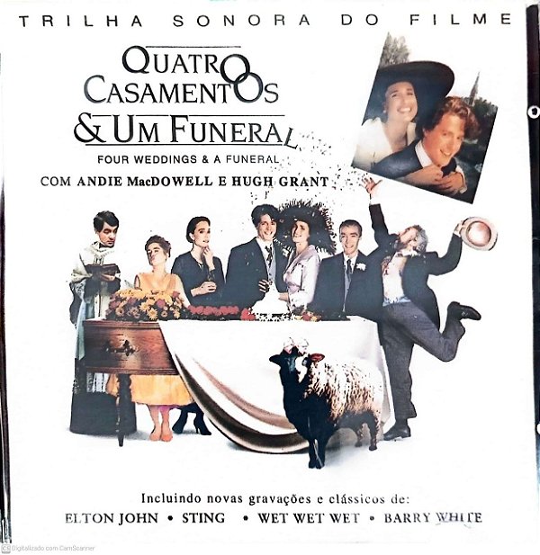 Cd Quatro Casamentos e um Funeral - Trilha Sonora Original Interprete Varios (1994) [usado]