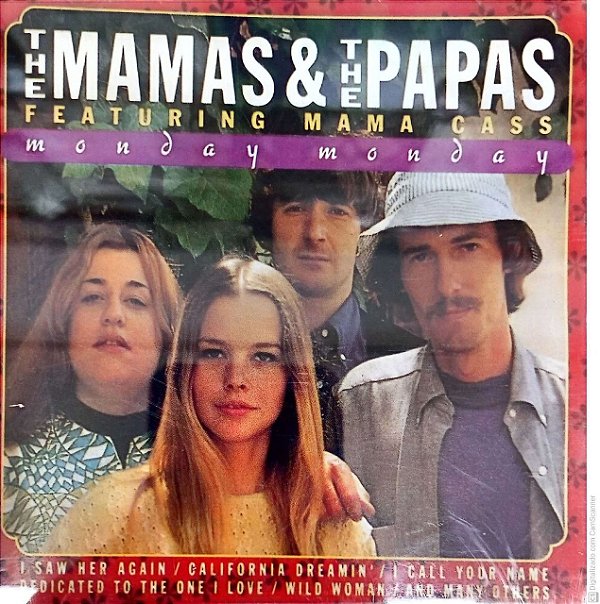 Cd The Mamas e The Papas - Manday , Manday Interprete The Mamas e The Papas (1983) [usado]
