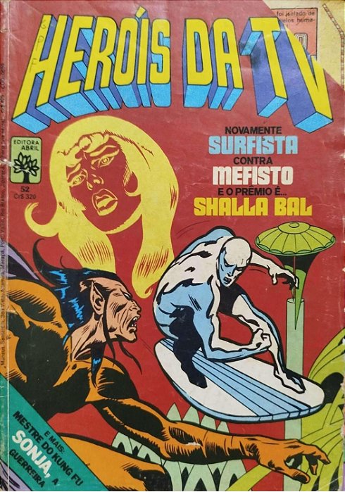 Gibi Heróis da Tv #52 Formatinho Autor (1983) [usado]