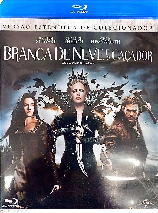Dvd Branca de Neve e o Caçador Blu-ray Disc Editora Universal [usado]