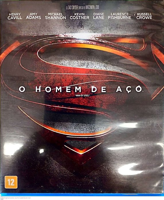 Dvd o Homem de Aço Blu-ray Disc Editora Zack Snyder [usado]
