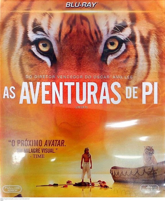 Dvd as Aventuras de Pi Blu-ray Disc Editora Ang Lee [usado]