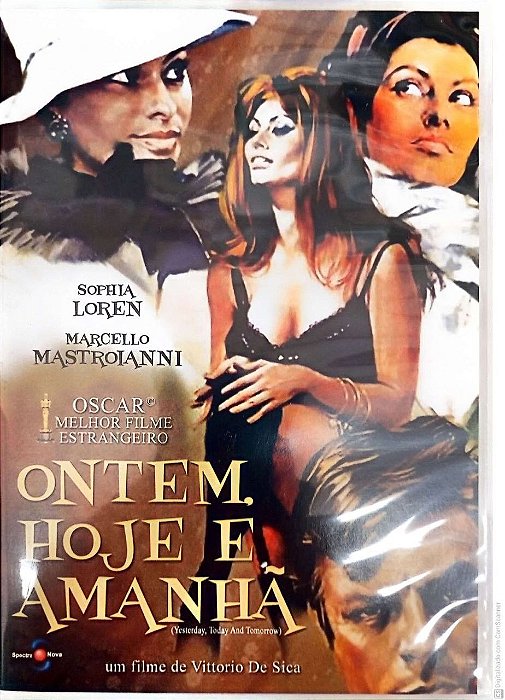 Dvd Ontem , Hoje e Amanhã Editora Vitorio de Sica [usado]