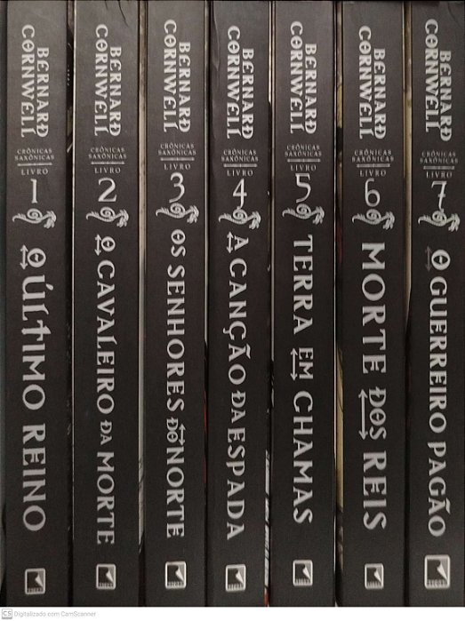 Livro Box Crônicas Saxônicas - 7 Livros Autor Cornwell, Bernard (2015) [seminovo]