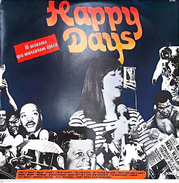 Disco de Vinil Happy Days - 16 Sucessos que Marcaram Época Interprete Varios (1983) [usado]