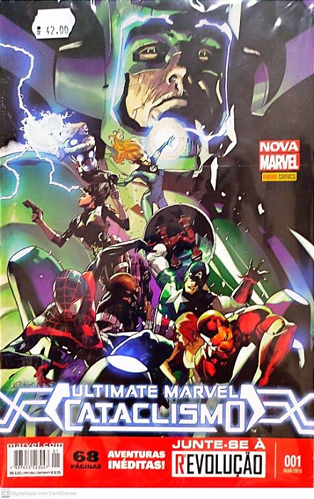 Gibi Ultimate Marvel Cataclismo - Minissérie Completa em 4 Edições Autor (2015) [usado]