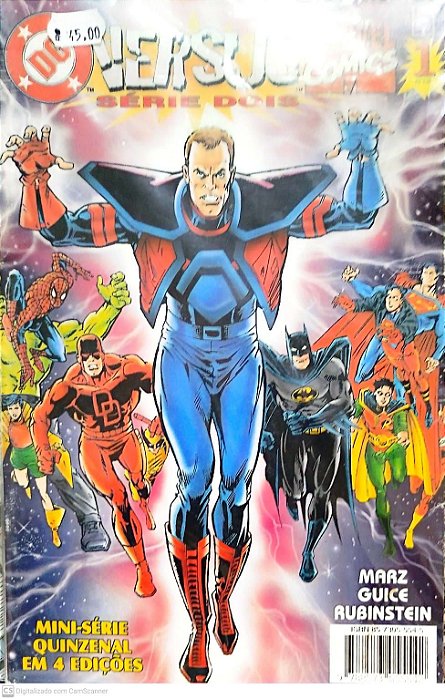 Gibi Dc Versus Marvel Série Dois - Minissérie Completa em 4 Edições Autor (1997) [usado]
