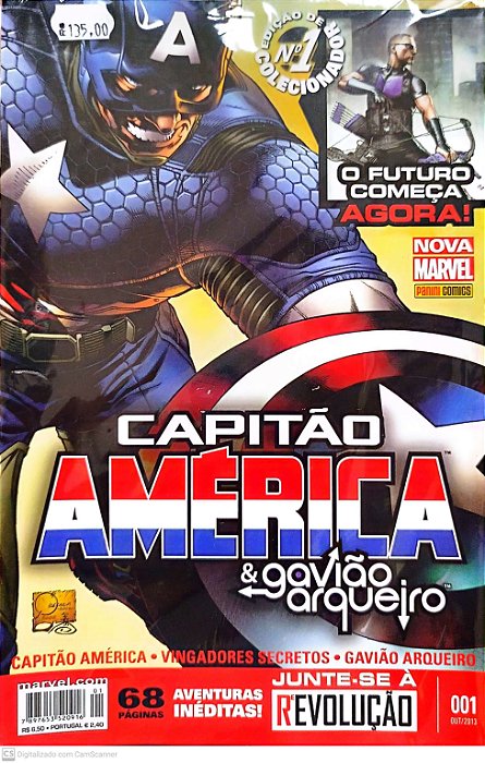 Gibi Capitão América & Gavião Arqueiro - Coleção Completa em 20 Edições Autor [usado]