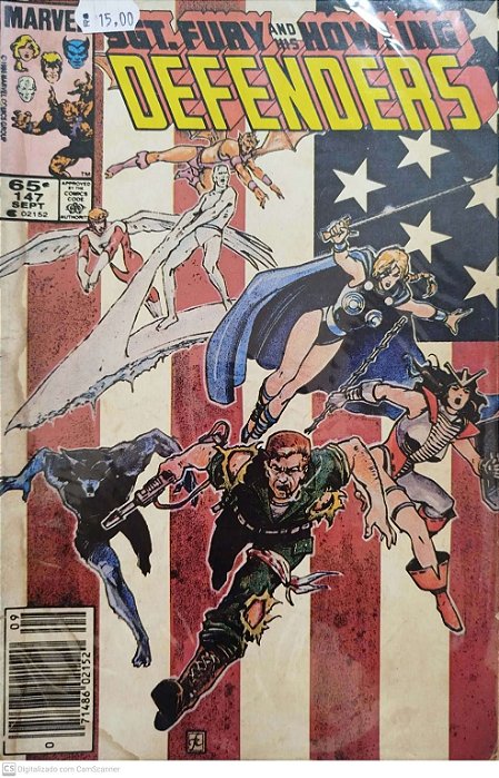 Gibi The Defenders #147 Autor (1985) [usado]