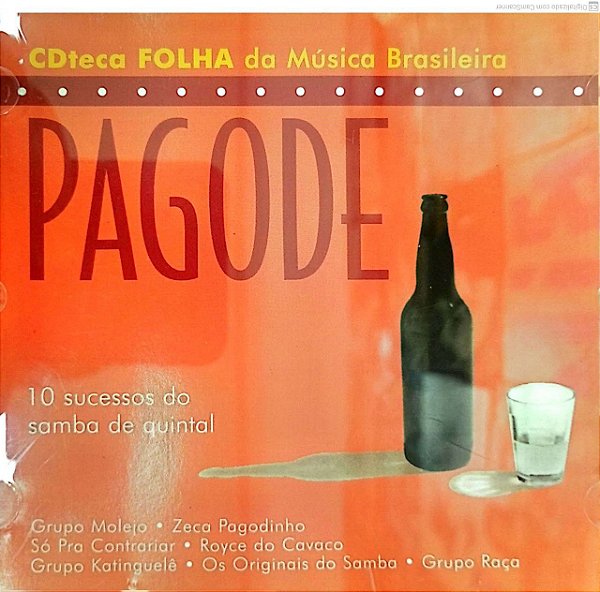 Cd Pagode - Cdeteca Folha da Música Brasileira Interprete Varios [usado]