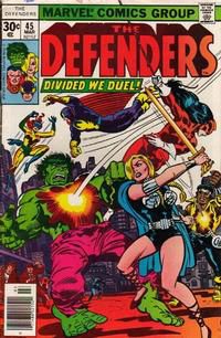 Gibi The Defenders #45 Autor (1977) [usado]