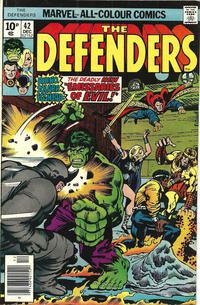 Gibi The Defenders #42 Autor (1976) [usado]