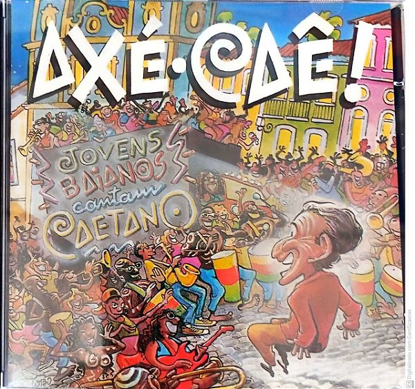 Cd Axé . Caê! Interprete Jovens Baianos Cantam Caetano (1996) [usado]