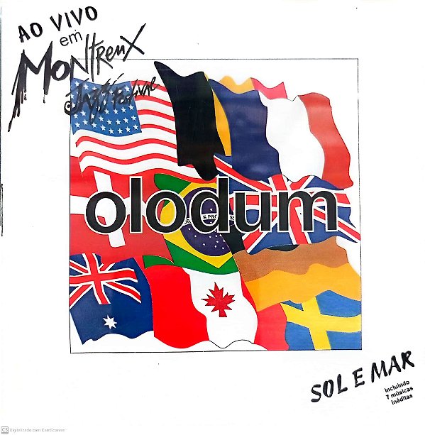 Cd Olodum ao Vivo em Montreux Interprete Olodum (1995) [usado]