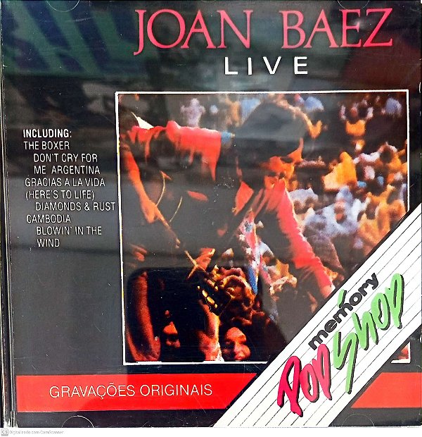 Cd Joan Baez - Live Interprete Joan Baez [usado]