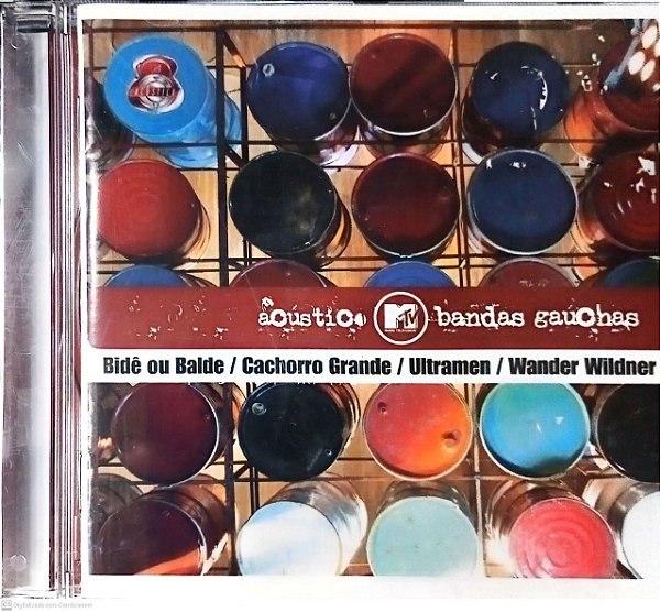 Cd Acustico Mtv Bandas Gauchas Interprete Bide ou Balde / Cachorro Grande / Ultramen / Wander Wildner (2005) [usado]